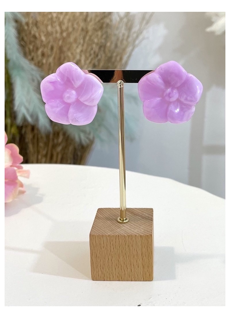 Pendientes Aneta malva