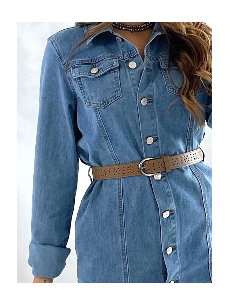 Vestido vaquero camisero
