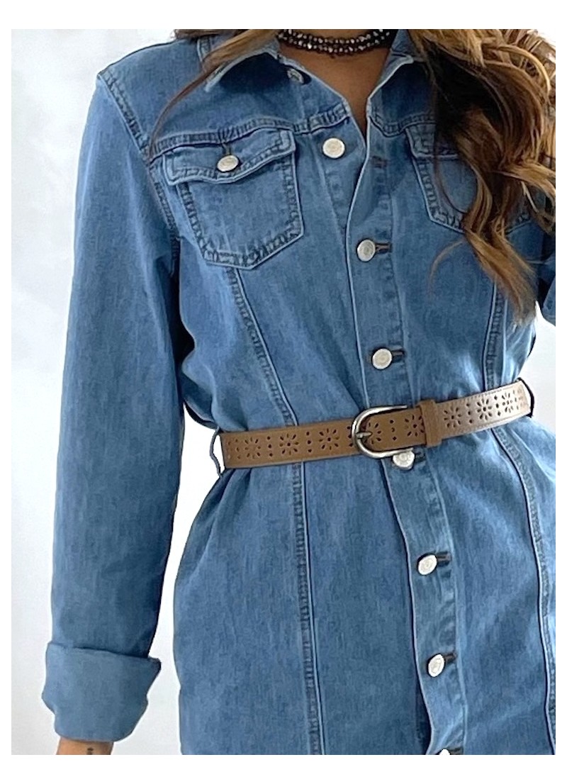 Vestido vaquero camisero