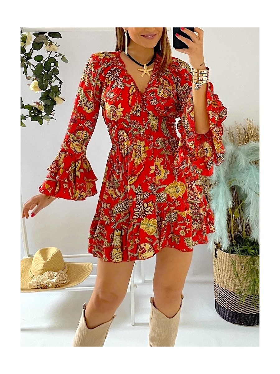 Vestido Capri estampado
