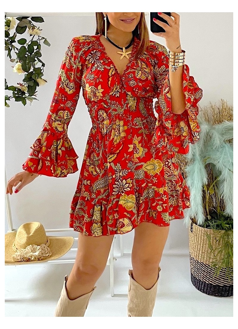 Vestido Capri estampado