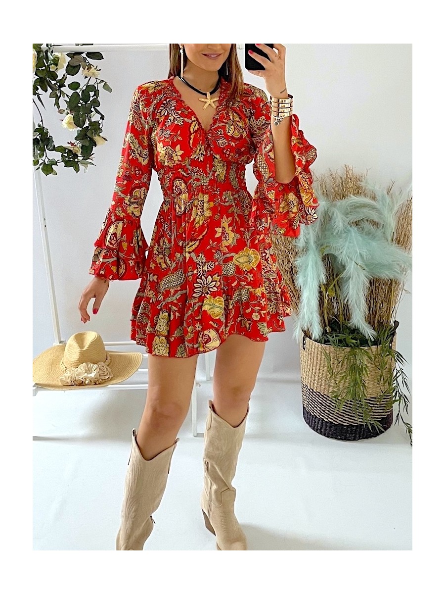 Vestido Capri estampado