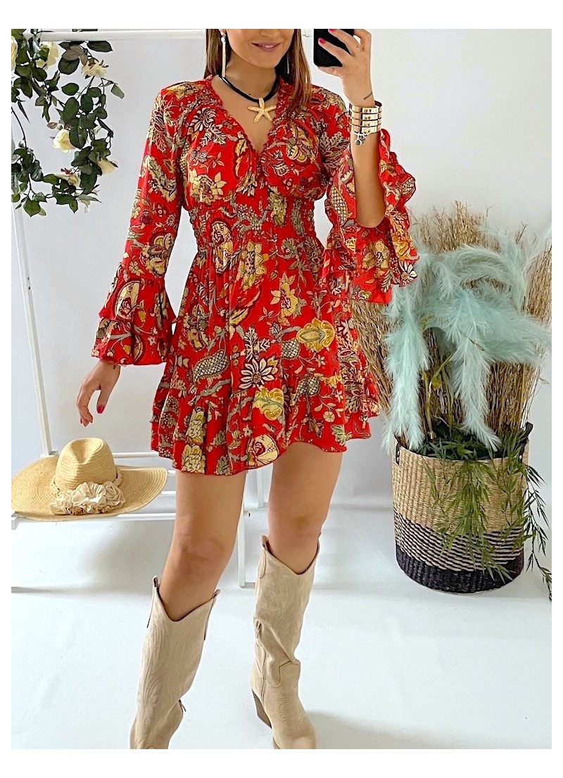 Vestido Capri estampado