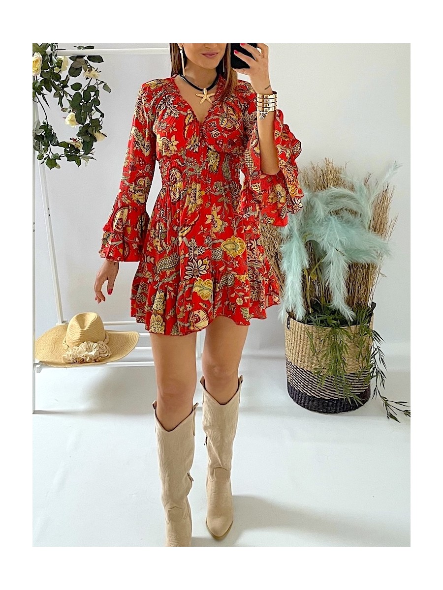 Vestido Capri estampado