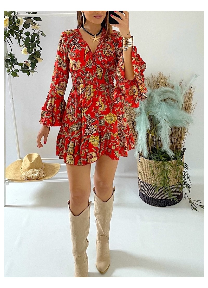 Vestido Capri estampado