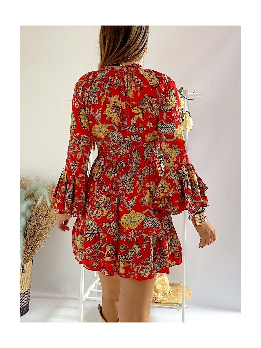 Vestido Capri estampado