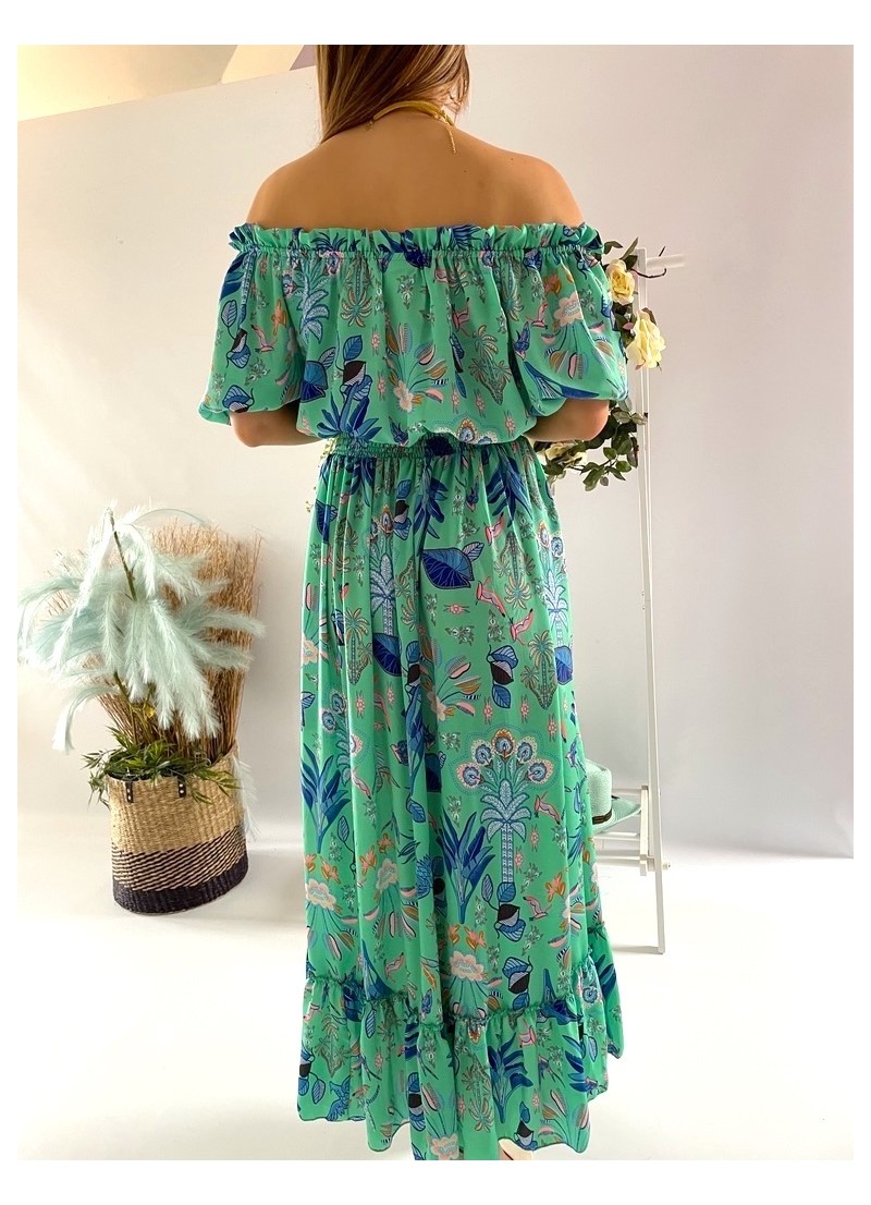 Vestido Mexico verde Trilce