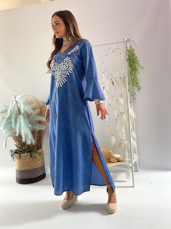 Kaftan bordado Trilce