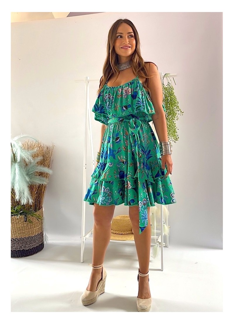 Vestido Zaira verde