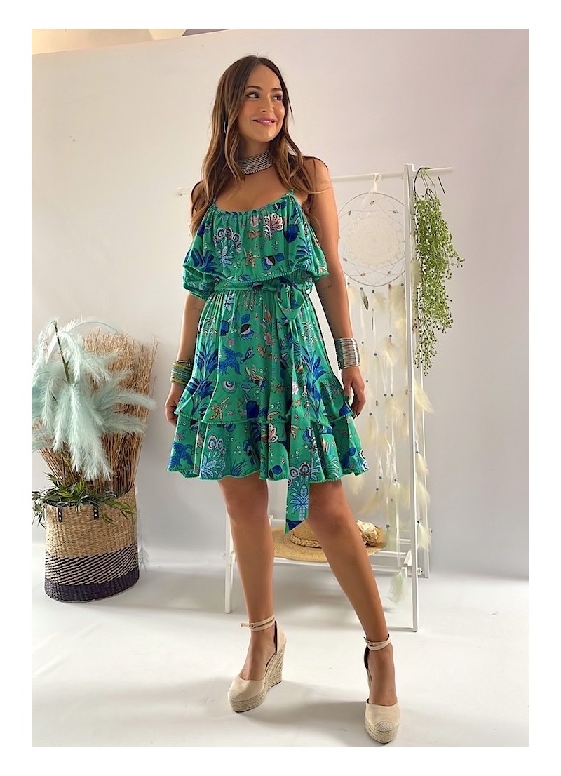Vestido Zaira verde