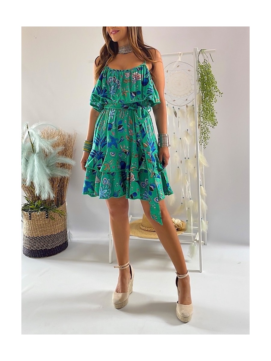 Vestido Zaira verde
