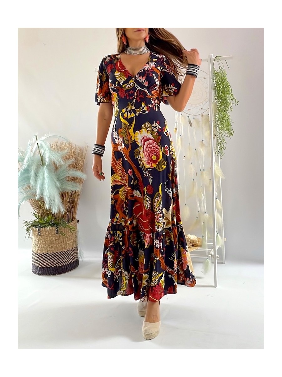 Vestido Camile estampado