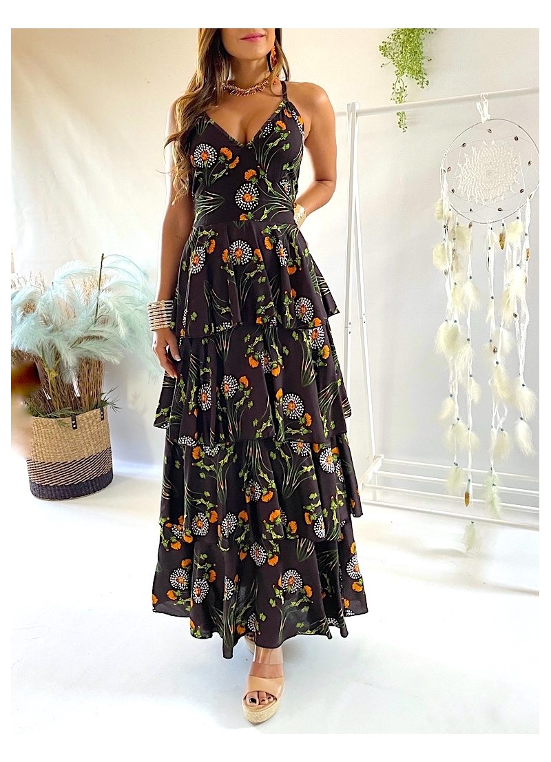 Vestido Kylie Trilce negro
