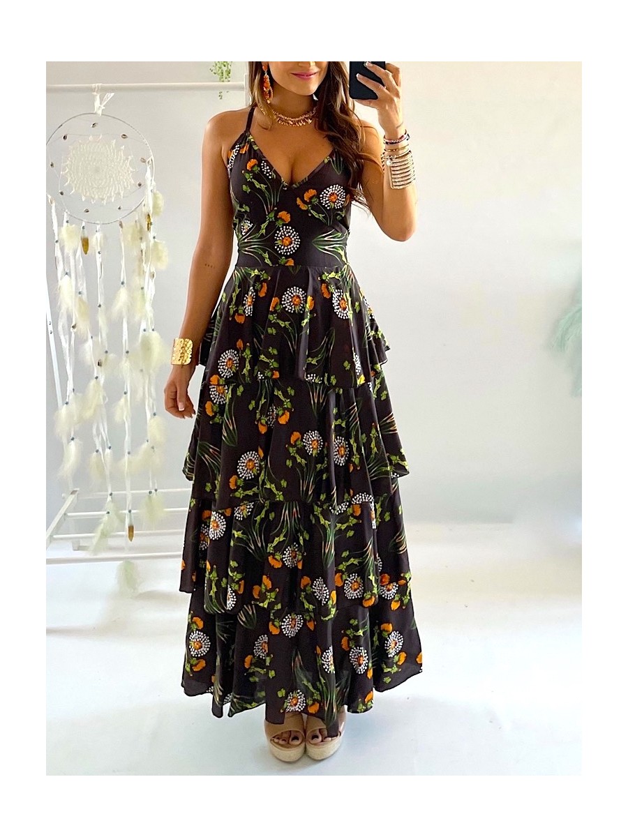 Vestido Kylie Trilce negro