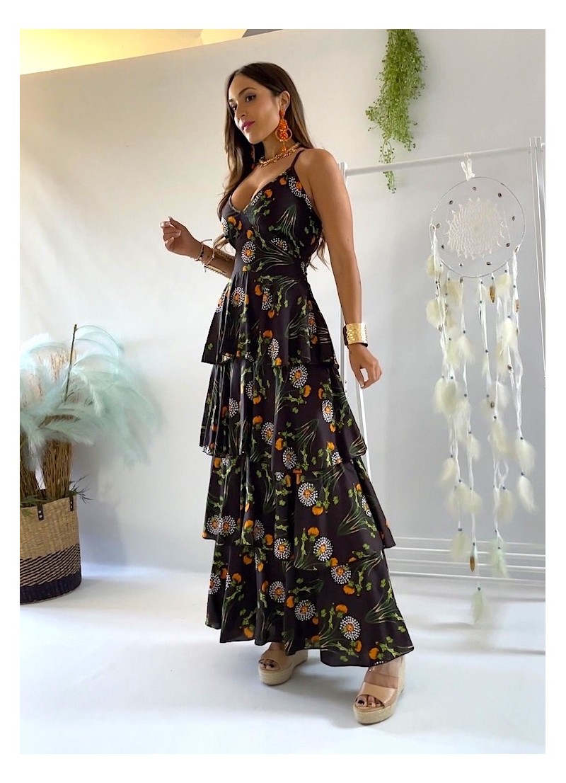 Vestido Kylie Trilce negro