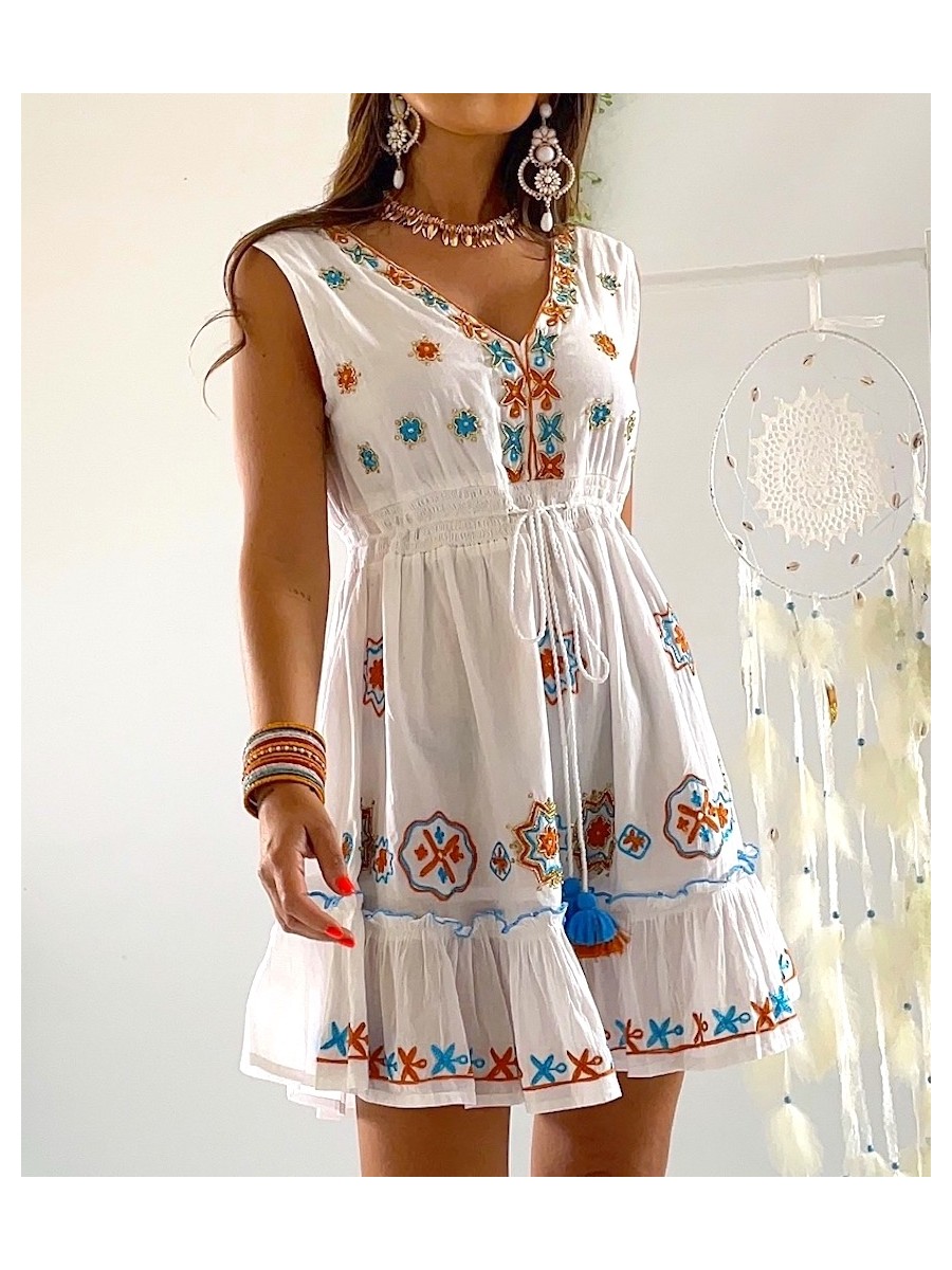 Vestido bordado Emma