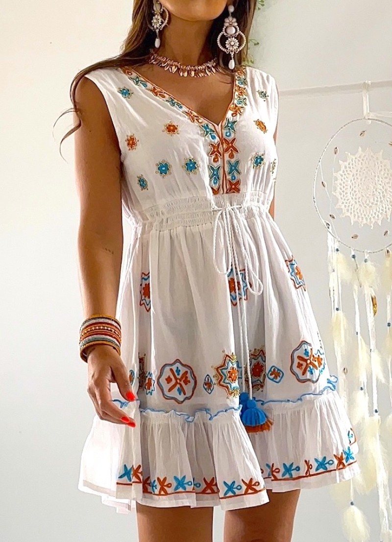 Vestido bordado Emma
