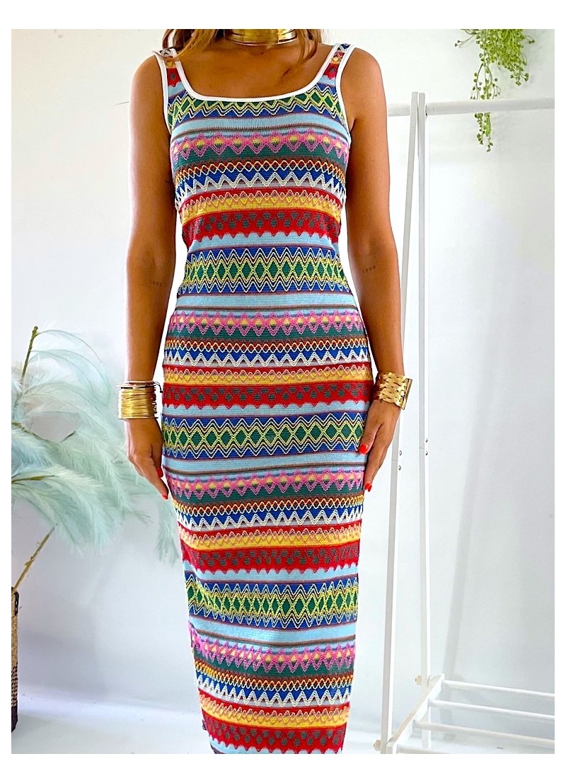 Vestido Acapulco multicolor