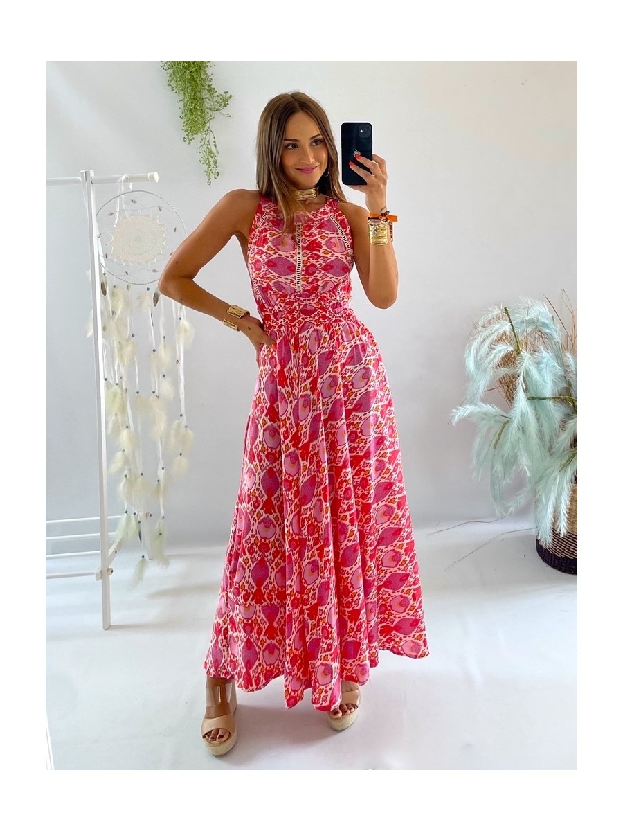 Vestido Moira estampado