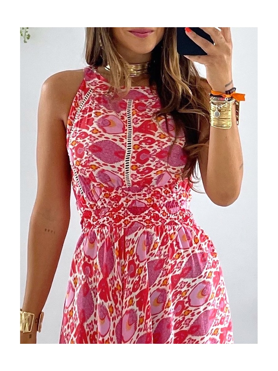 Vestido Moira estampado