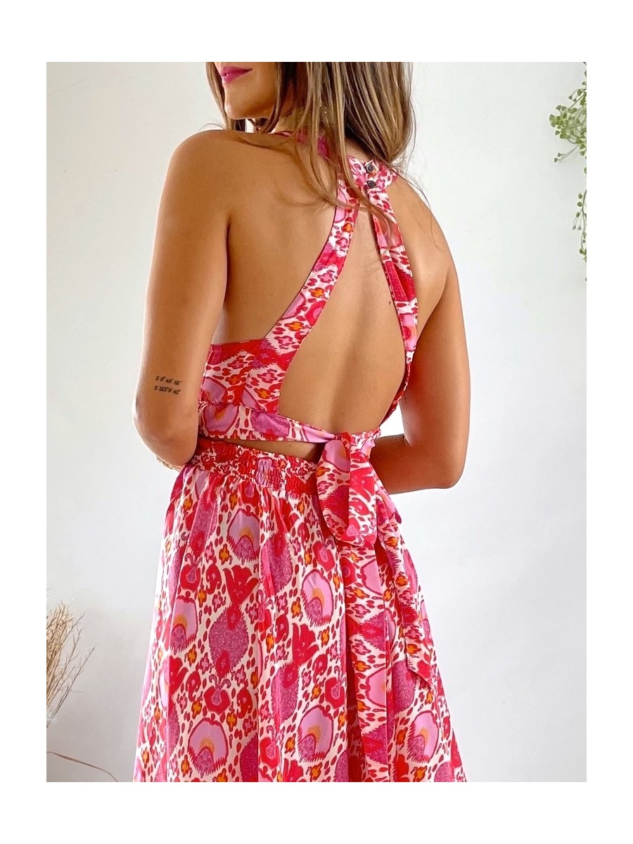 Vestido Moira estampado