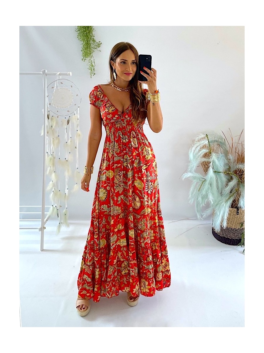 Vestido Abby Coral Trilce