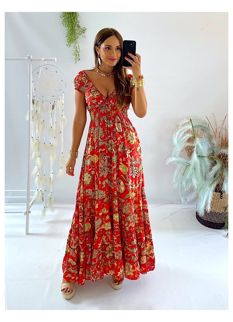 Vestido Abby Coral Trilce