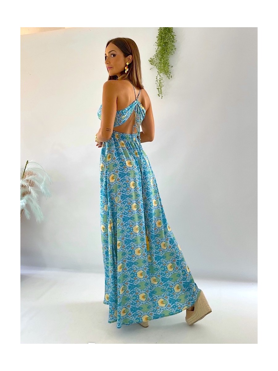 Vestido Menorca azul