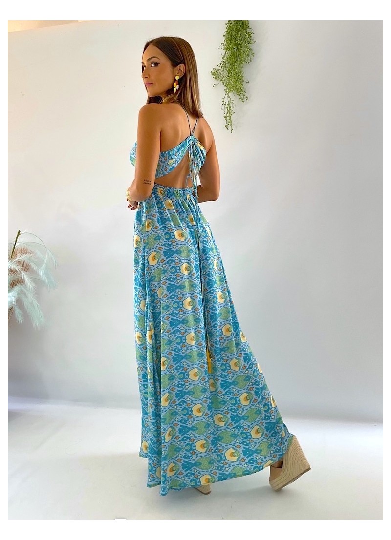 Vestido Menorca azul