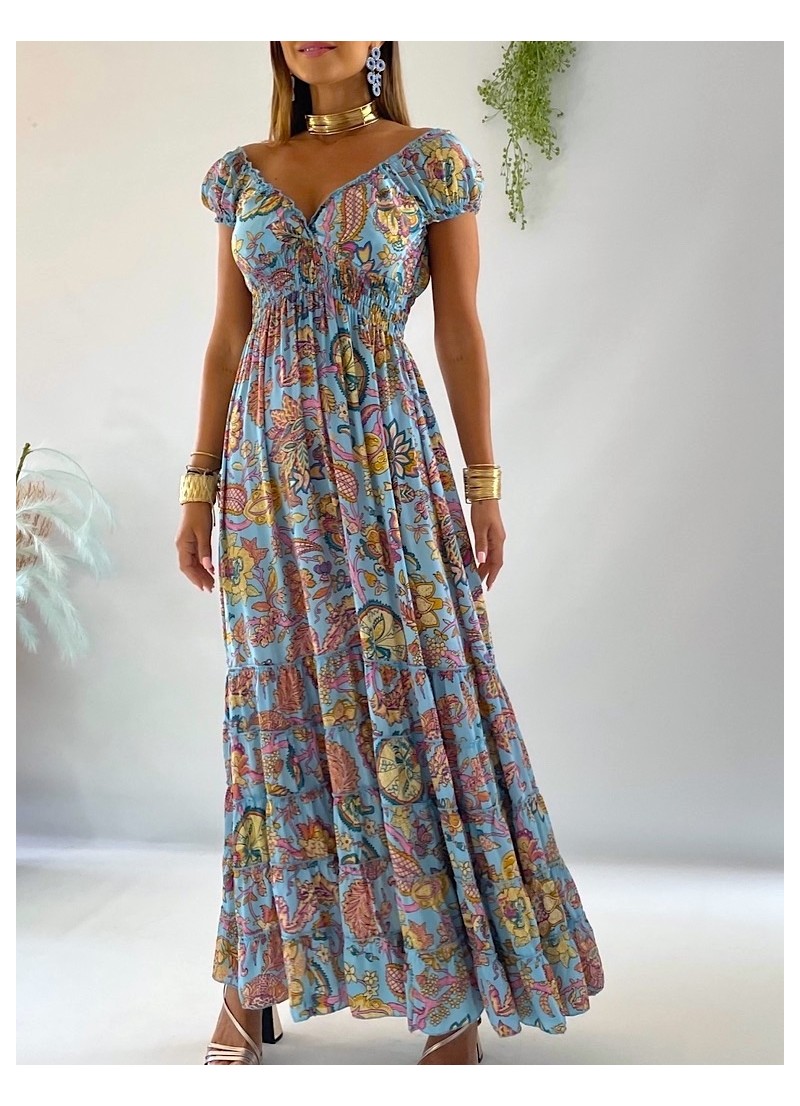 Vestido Abby celeste