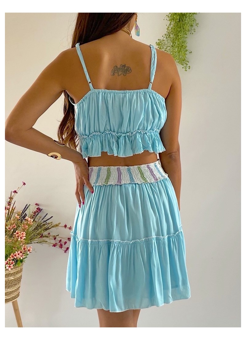 Conjunto Bali azul