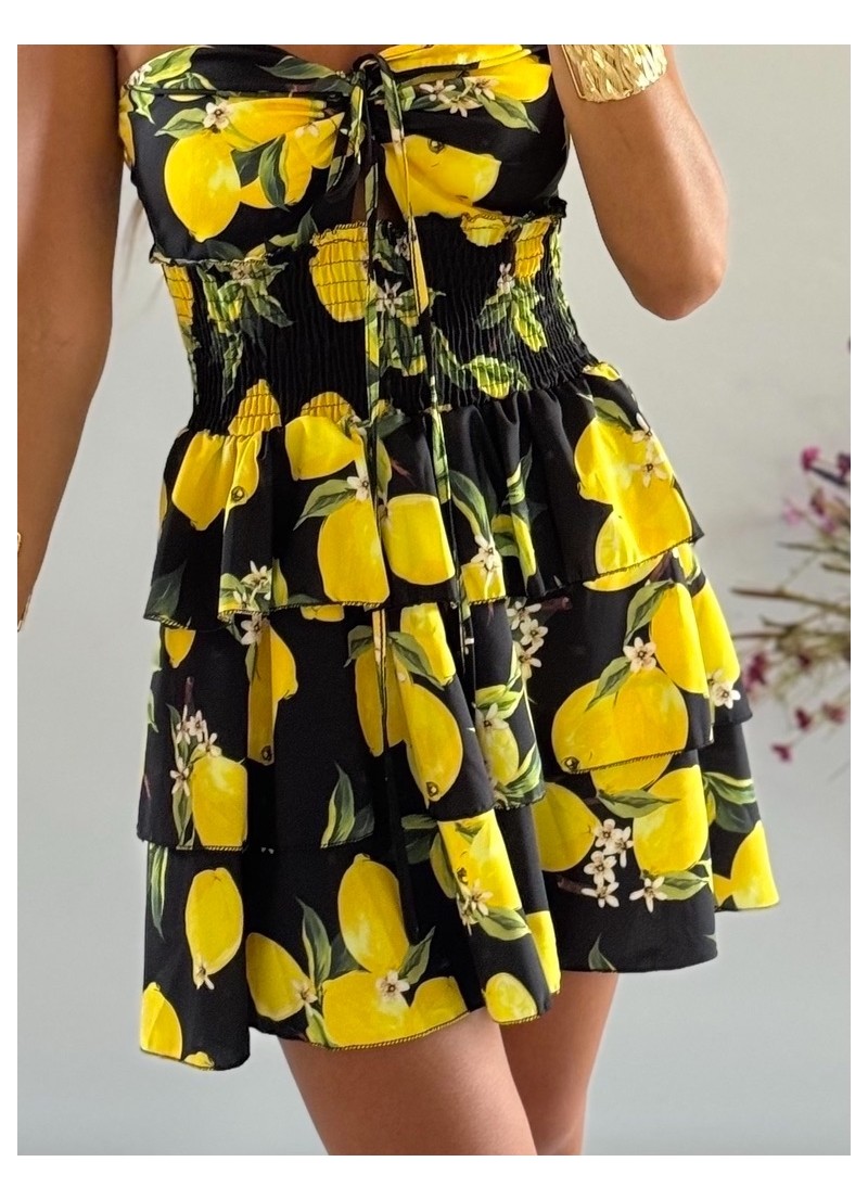 Vestido Zoe estampado limones