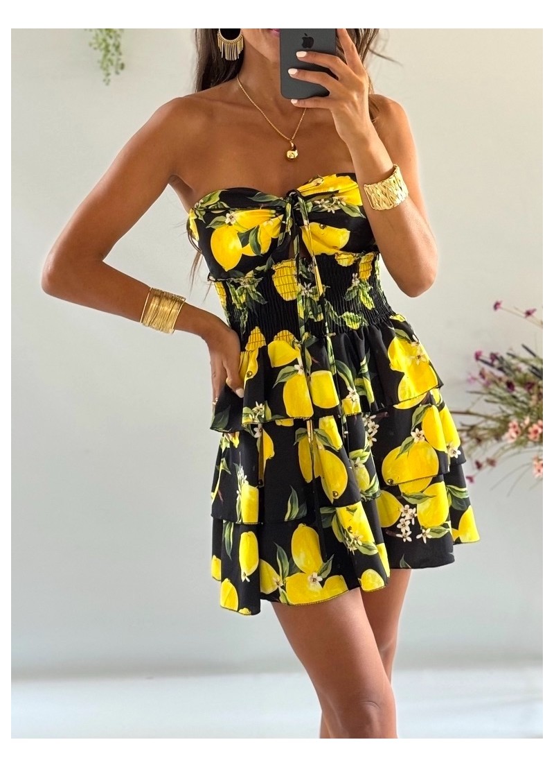 Vestido Zoe estampado limones