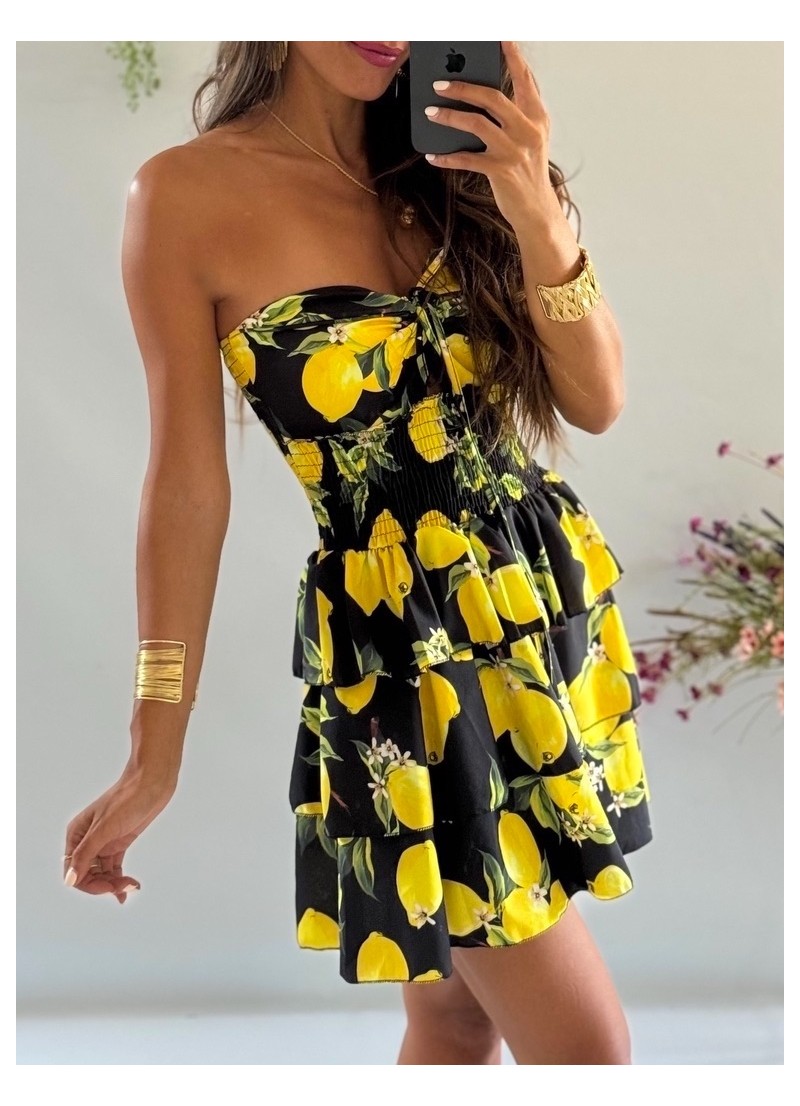 Vestido Zoe estampado limones