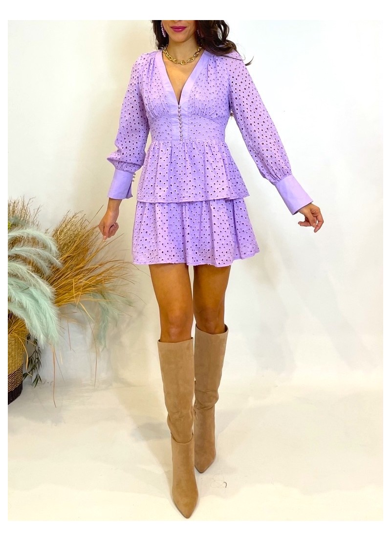 Vestido Palermo malva