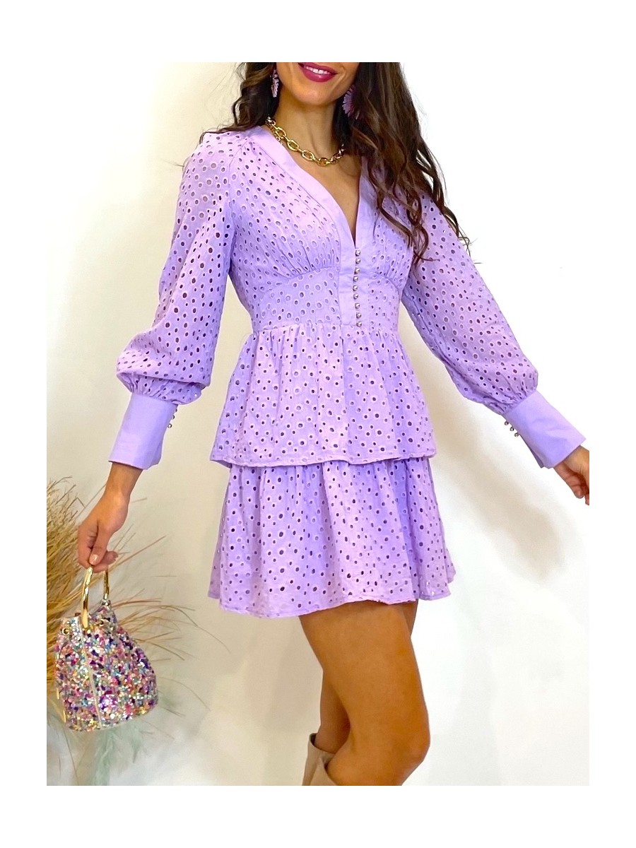 Vestido Palermo malva