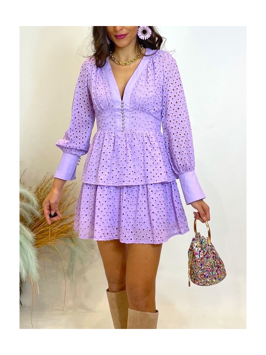 Vestido Palermo malva