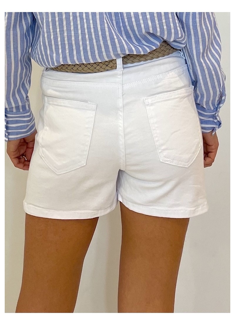 Falda pantalón blanca
