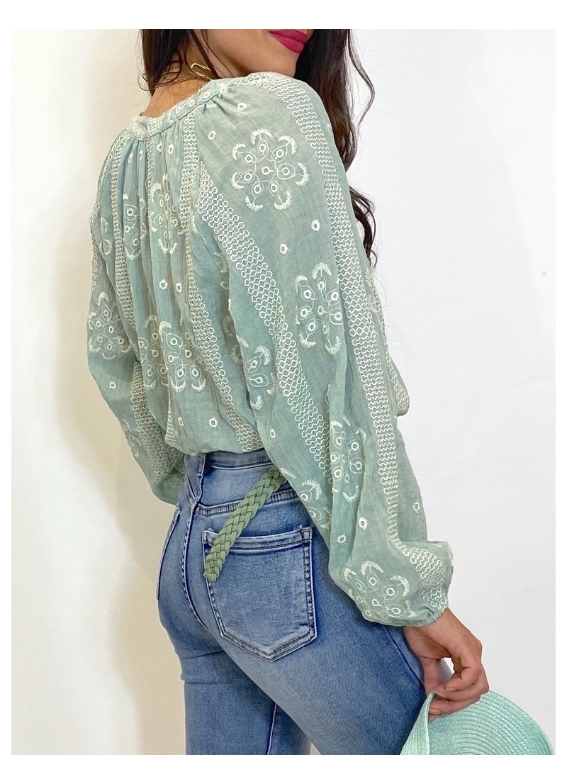 Blusa Briza verde
