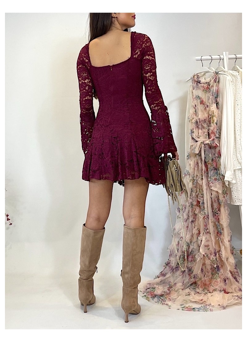 Vestido Anais vino