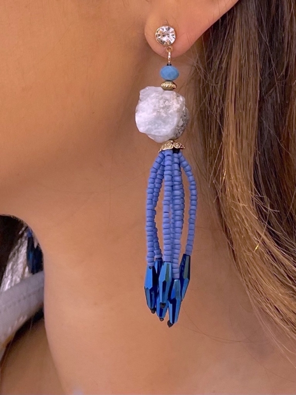 Pendientes Monsi Azul