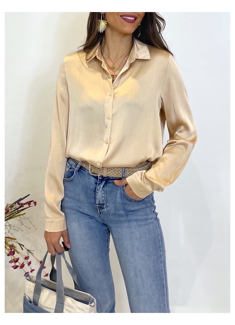 Blusa Laurie beige
