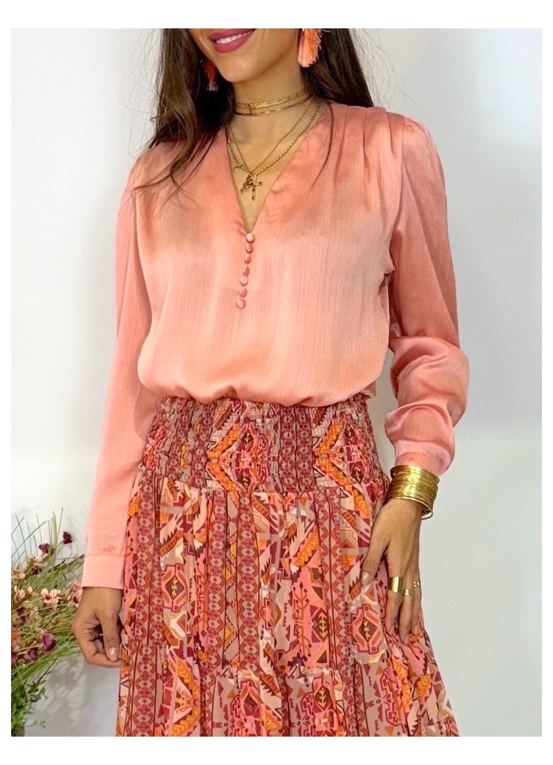 Blusa Campany coral