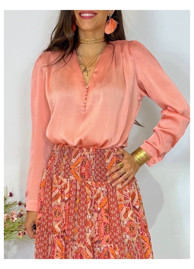 Blusa Campany coral