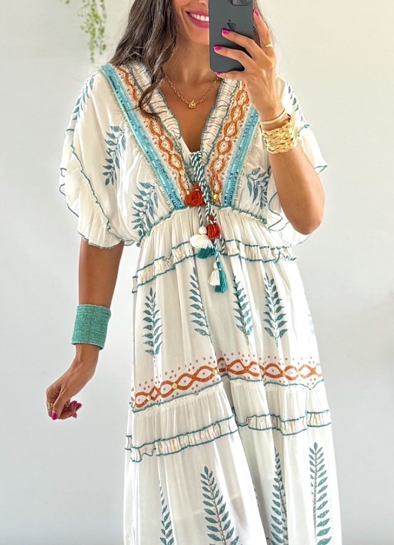 Vestido Casandra bordado