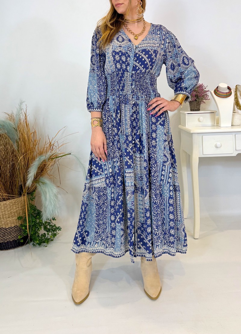 Vestido Native estampado Trilce