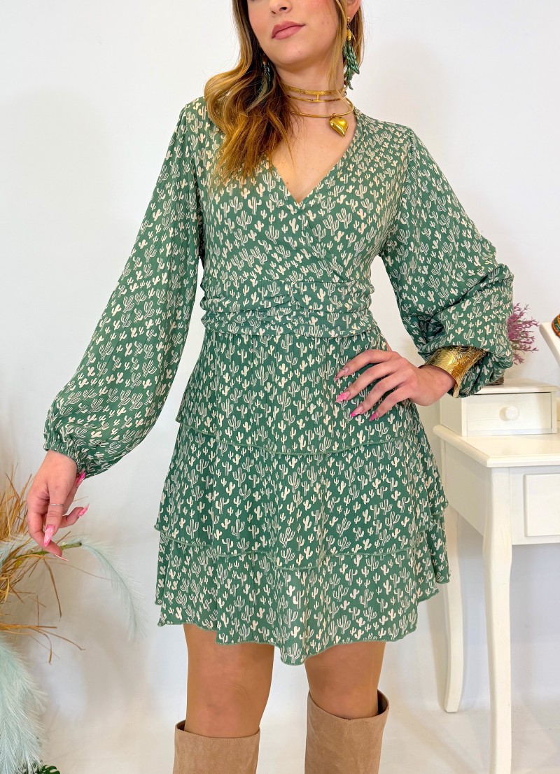 Vestido Amber verde Trilce