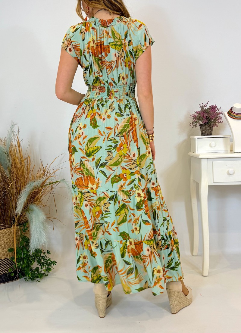 Vestido Suzane verde Trilce