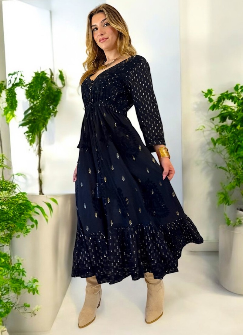 Vestido Joice negro Trilce