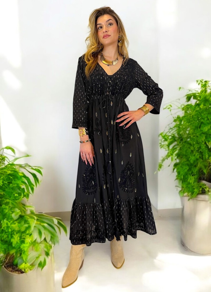 Vestido Joice negro Trilce